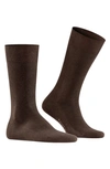 Falke Tiago Cotton-blend Socks In Brown