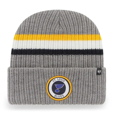 47 ' Charcoal St. Louis Blues Highline Cuffed Knit Hat