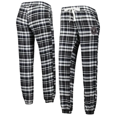 Concepts Sport Black Inter Miami Cf Mainstay Flannel Sleep Pants