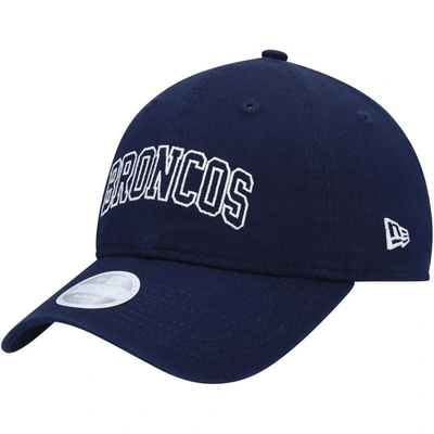 New Era Navy Denver Broncos Collegiate 9twenty Adjustable Hat