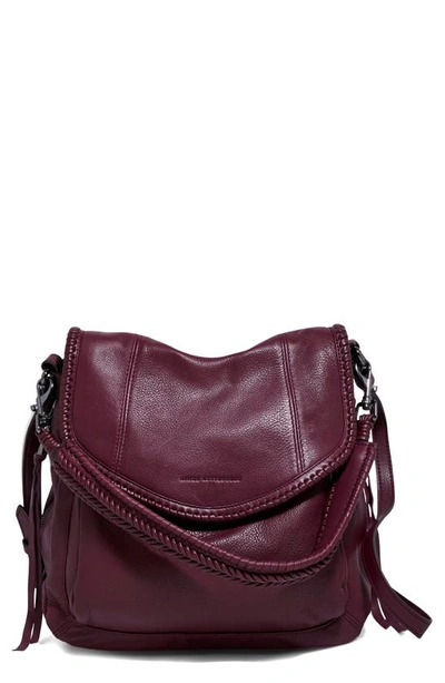 Aimee Kestenberg All For Love Convertible Leather Shoulder Bag In Berry