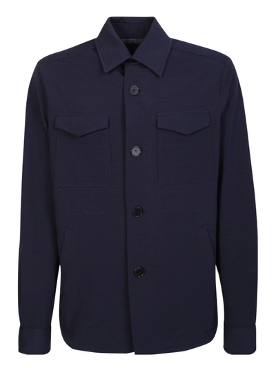 Harris Wharf London Western Jacket In Blue