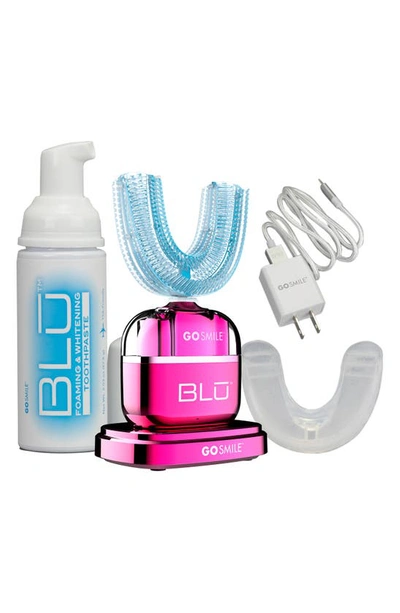 Go Smile Blu Professional Sonic Teeth Whitening Toothbrush In Electric Pink