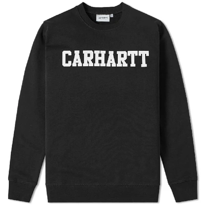 Carhartt College Sweat In Black