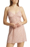 Hanky Panky Cross-dyed Leopard Chemise In Nocolor