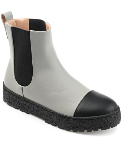 Journee Collection Collection Women's Tru Comfort Foam Jenie Bootie In Gray