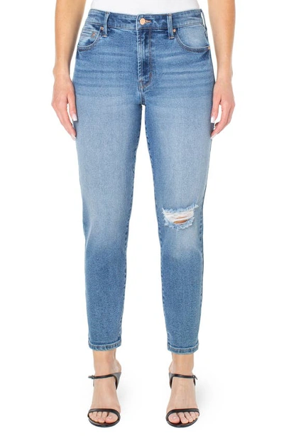 Rachel Roy Uhr Distressed Mom Jeans In Small Wonder