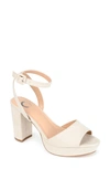 Journee Collection Nairri Platform Sandal In Nude