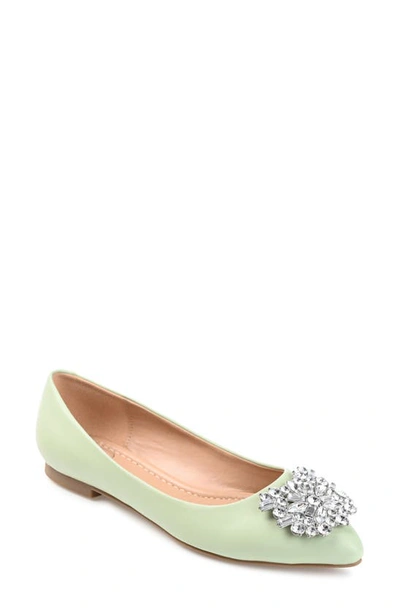 Journee Collection Renzo Flat In Green