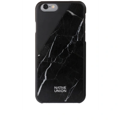 Native Union Marble Edition Clic Iphone 6 Case In Black