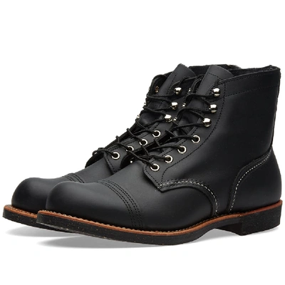 Red Wing 8114 Heritage 6" Iron Ranger Boot In Black