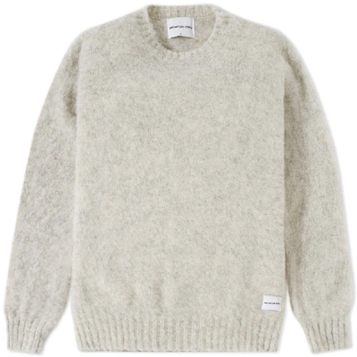 Mki Brushed Shetland Crew Knit In Neutrals