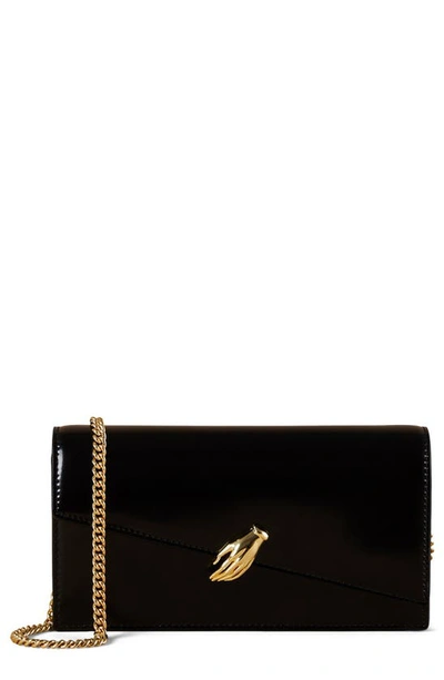 Alexis Bittar In My Dreams Chain Crossbody Bag In Black/gold