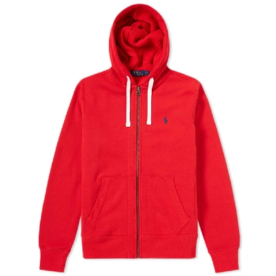 Polo Ralph Lauren Classic Hoody In Red