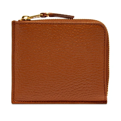 Comme Des Garçons Comme Des Garcons Sa3100 Colour Inside Wallet In Brown