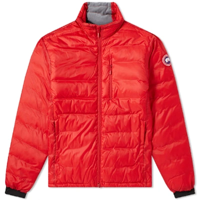Canada Goose Lodge Jacket In Red