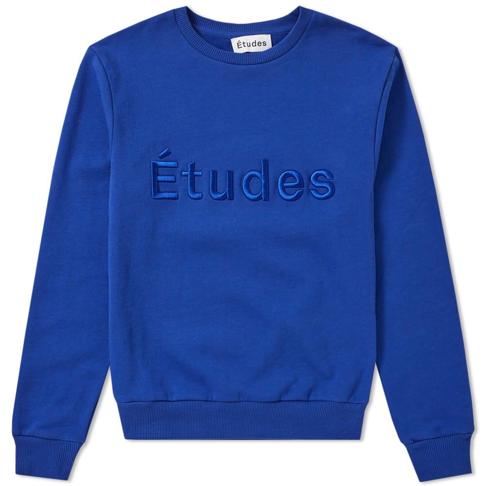 Etudes Studio Études Etoile Études Crew Sweat In Blue | ModeSens