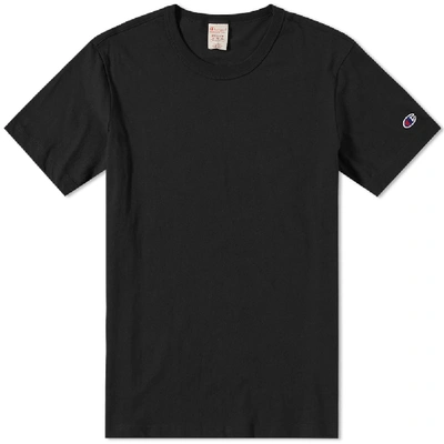 Champion Reverse Weave Classic Tee In Black