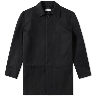 Gosha Rubchinskiy Long Trench Coat In Black