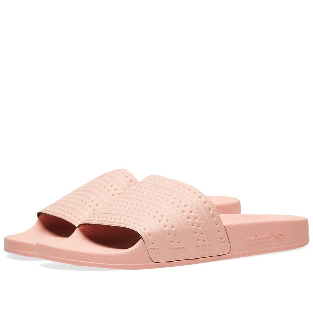 adidas tan slides