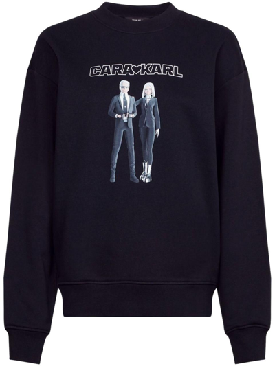 Karl Lagerfeld Sweatshirt  Woman In Black