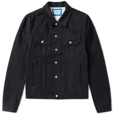 Acne Studios Tent Denim Jacket In Black