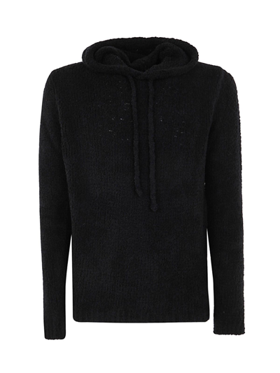 Ten C Hooded Pullover In Black