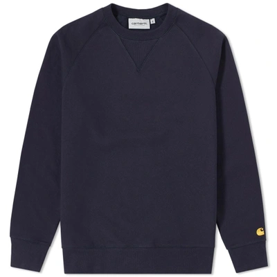 Carhartt Chase Sweat In Blue