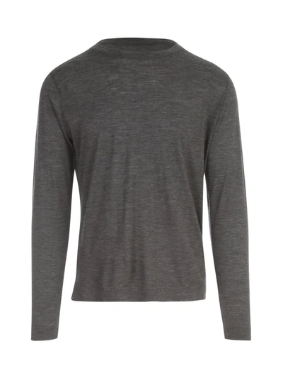 Zanone Round Neck In Grey