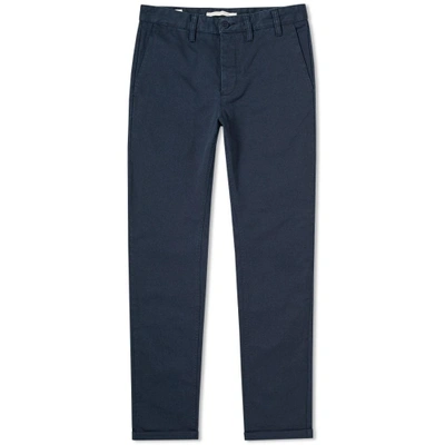 Norse Projects Aros Heavy Chino In Blue