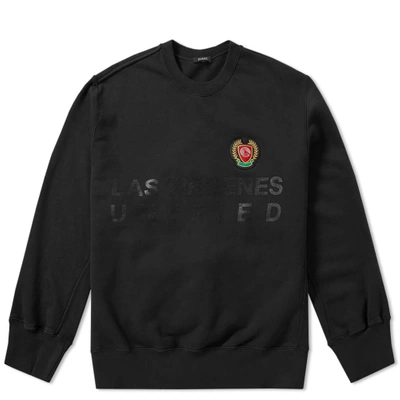 Yeezy Season 5 Crest Logo Rib Crew Sweat In Blue | ModeSens Yeezy Season 5 Crest Logo Rib Crew Sweat In Blue | ModeSens