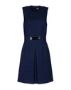 Just Cavalli Short Dress In Dark Blue