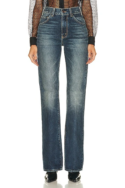 Nili Lotan Joan Straight-leg Jeans In Simon Wash