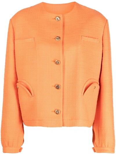 Blazé Milano Our Way Bolero Jacket In Orange