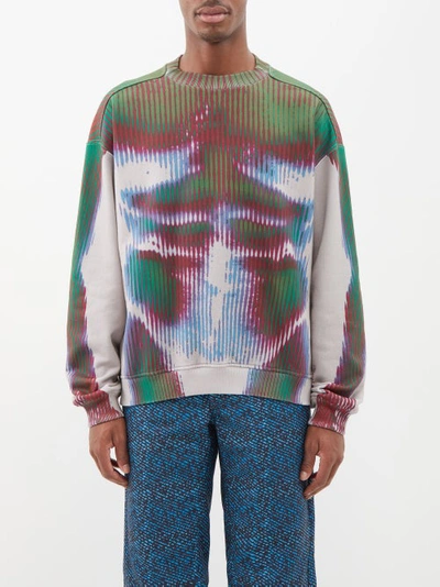 Y/project X Jean Paul Gaultier Green Body Morph Sweatshirt