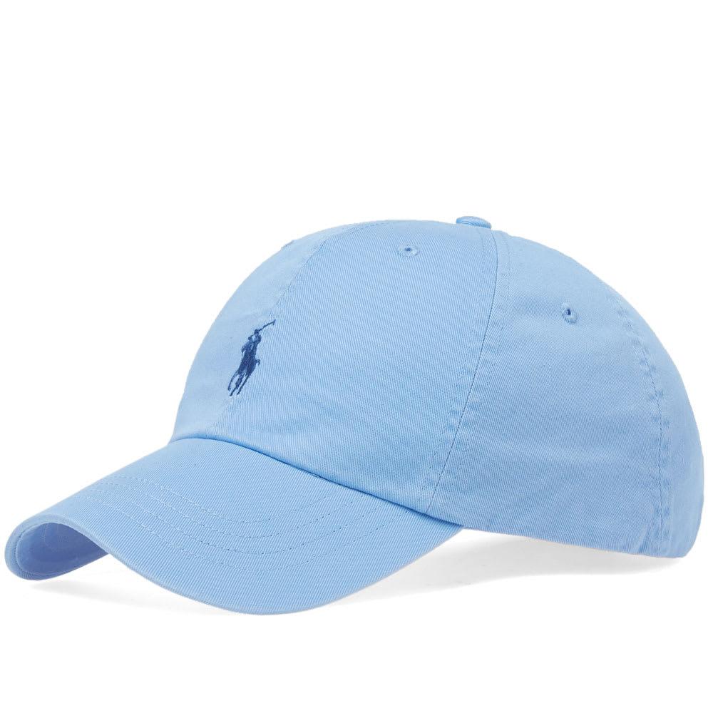 blue polo cap