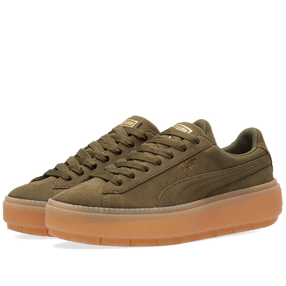 puma suede platform rugged