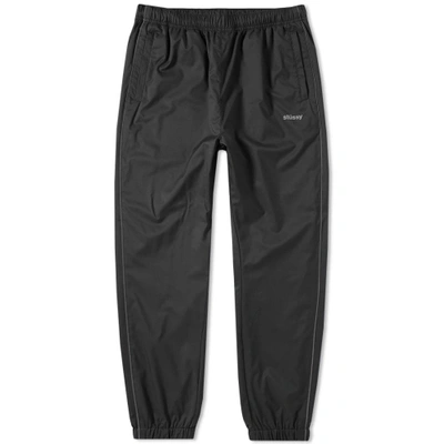 Stussy 3m Piping Track Pant In Black