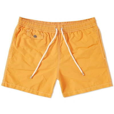 Hartford Boxer + Swim Short In Yellow