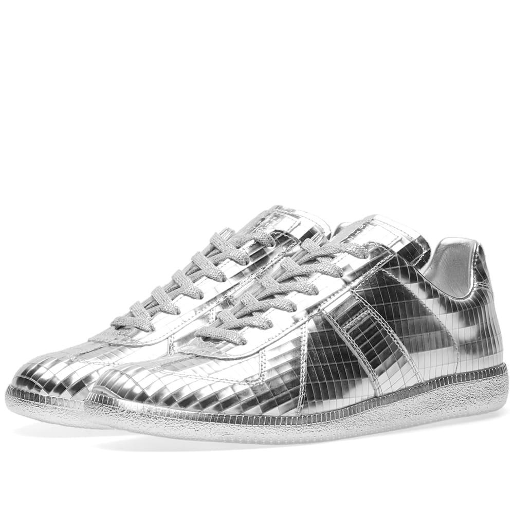 Maison Margiela 22 Replica Mirror Sneaker In Silver | ModeSens