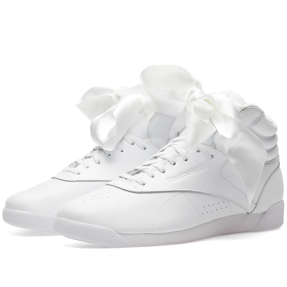 reebok freestyle hi satin bow