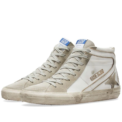 Golden Goose Deluxe Brand Slide Sneaker In White