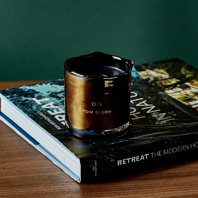 Tom Dixon Oil Candle In Blue