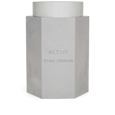 Tom Dixon Alloy Candle In Silver