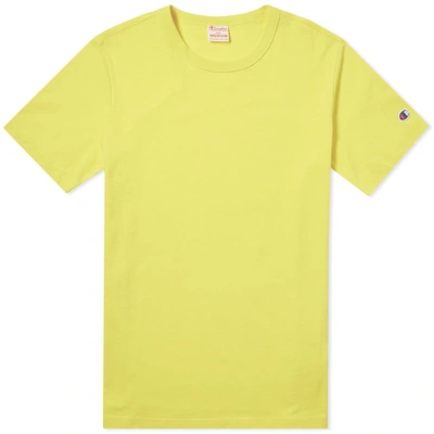 Champion Reverse Weave Classic Tee In Yellow