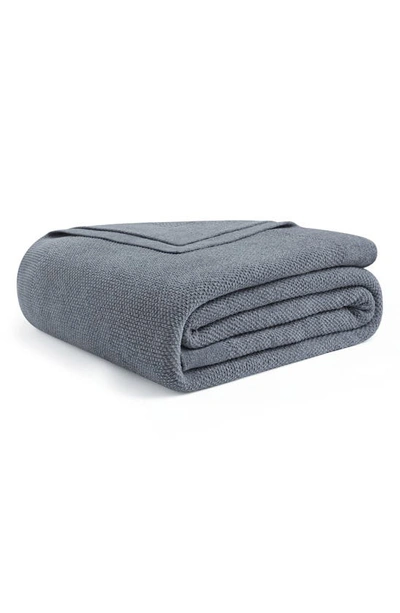 Ugg Amata Soft Chenille Knit Blanket, King Bedding In Space Gray