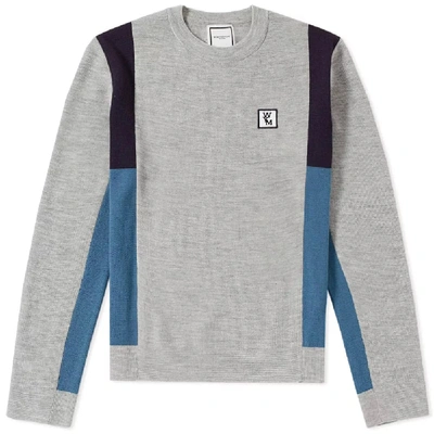 Wooyoungmi Panelled Sweat In Grey