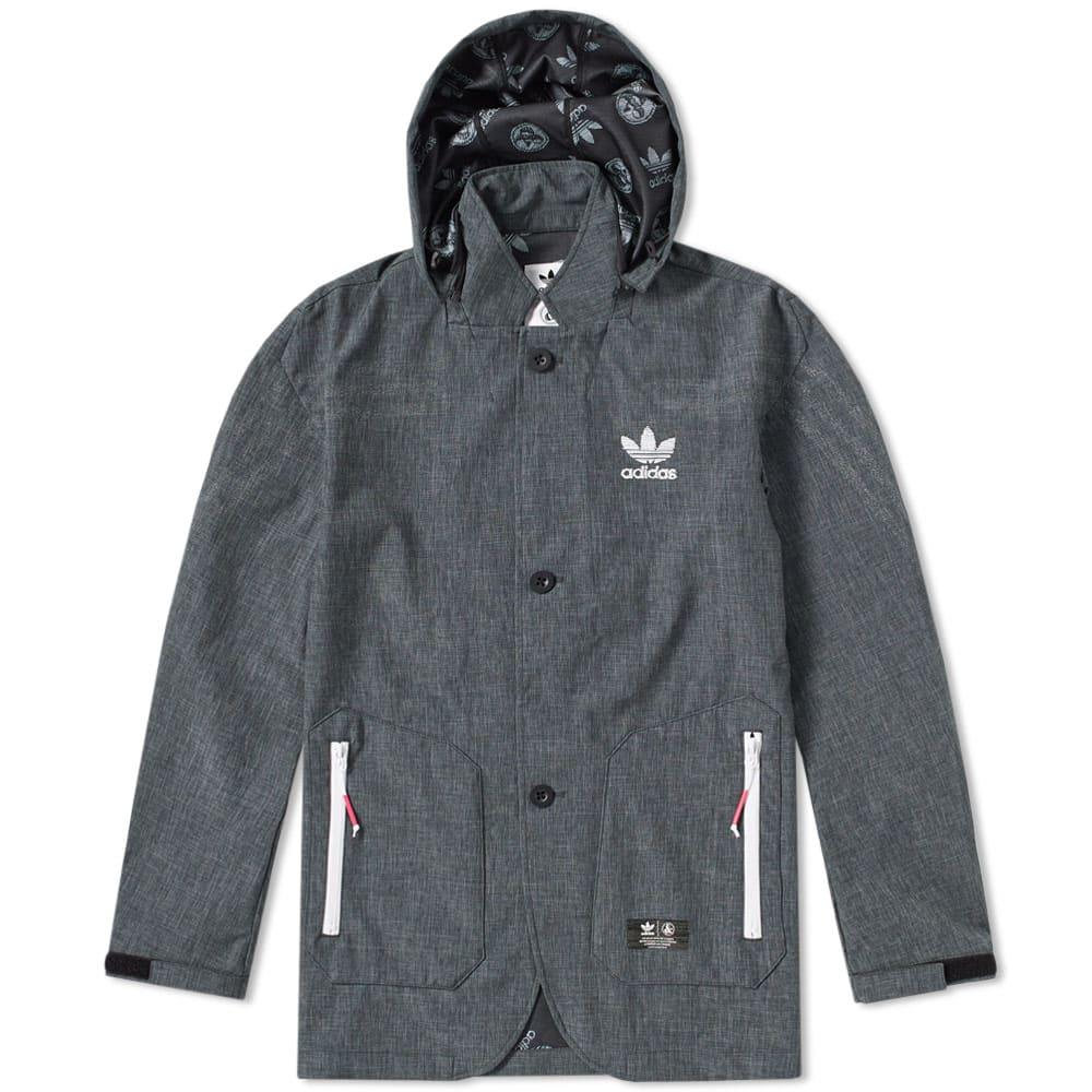 adidas originals x united arrows & sons mens urban jacket black
