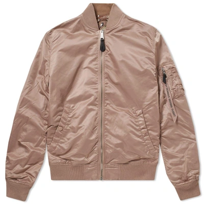 Alpha Industries Ma-1 Vf Lw Reversible Jacket In Pink