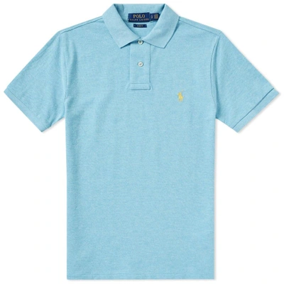 Polo Ralph Lauren Slim Fit Polo In Blue